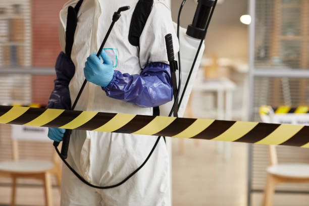 Professional Biohazard technician working in Wells, ME